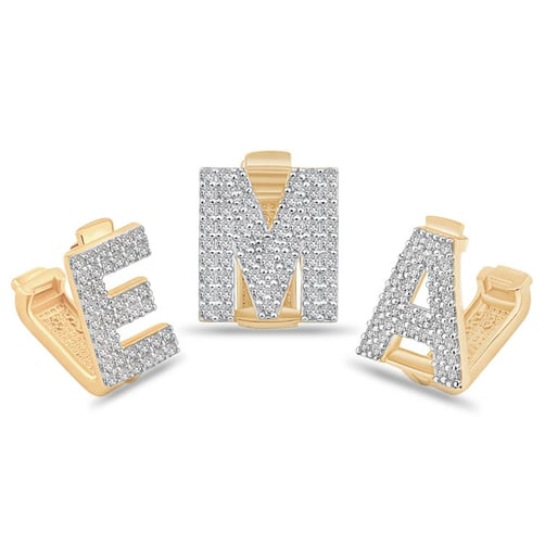 C Harf 9mm EMA Bileklik Charm